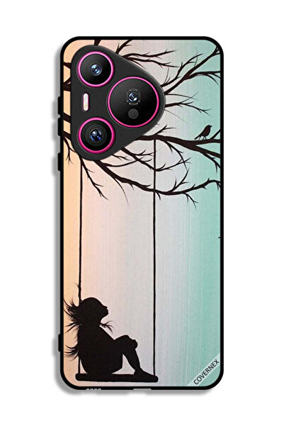Covernex غطاء حماية هواوي بيورا 70 بتصميم فتاة صغيرة حزينة