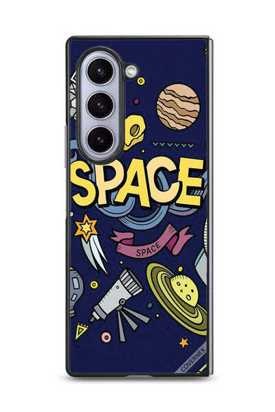 Covernex غطاء حماية لهاتف سامسونج جالاكسي زد فولد 6 - فن الفضاء