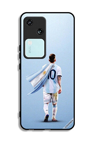 Covernex غطاء حماية لهاتف Vivo V30 5G بطبعة سوبر مان ليو ميسي