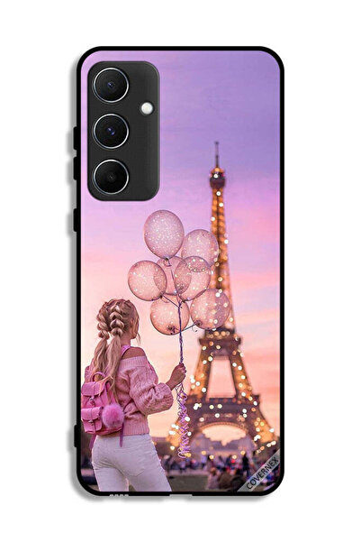 Covernex غطاء حماية لهاتف سامسونج جالاكسي A55 5G بطبعة فتاة تحمل بالونات