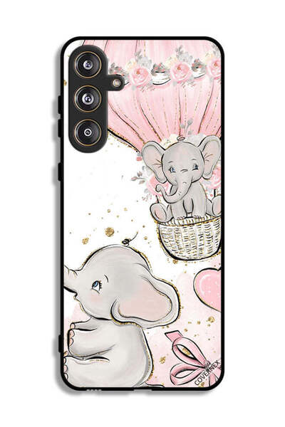 Covernex غطاء حماية لهاتف سامسونج جالاكسي F55 5G برسومات فيلة صغيرة