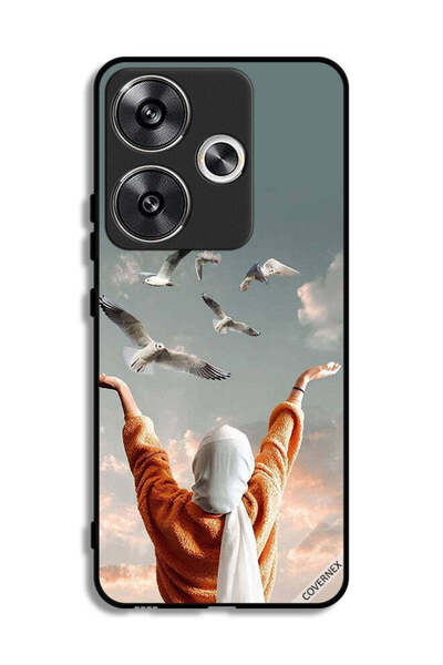 Covernex غطاء حماية لهاتف شاومي ريدمي توربو 3 5G بطبعة طيور طائرة
