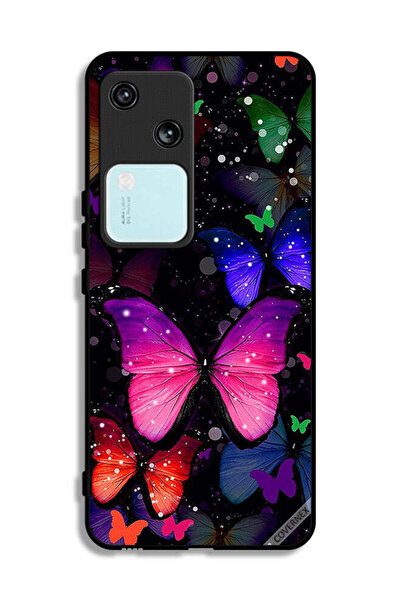 Covernex غطاء حماية لهاتف Vivo S18 5G بنقشة الفراشات