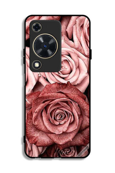 Covernex غطاء حماية لهاتف هواوي إنجوي 70 - زهور الخوخ