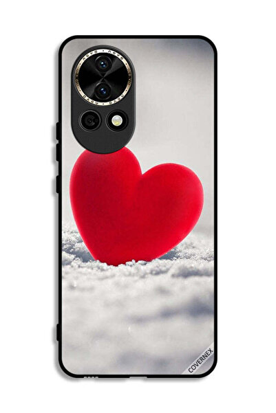 Covernex غطاء حماية لهاتف هواوي نوفا 12 5G بتصميم قلب أحمر جميل
