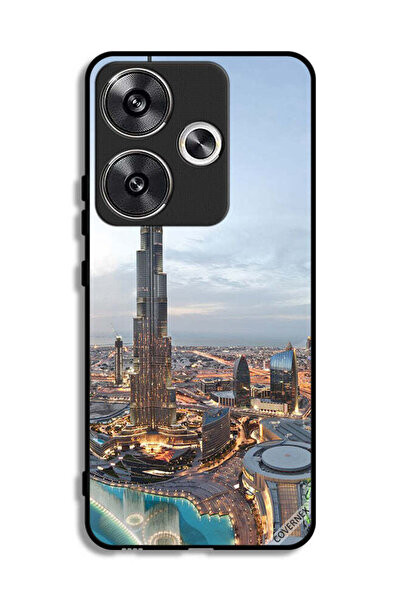 Covernex غطاء حماية لهاتف شاومي ريدمي توربو 3 5G، منظر جميل لوسط مدينة دبي