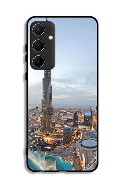 Covernex غطاء حماية لهاتف سامسونج جالاكسي A55 5G، منظر جميل لوسط مدينة دبي