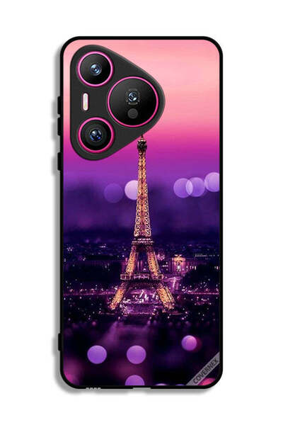 Covernex غطاء حماية لهاتف هواوي بيورا 70 بتصميم برج إيفل