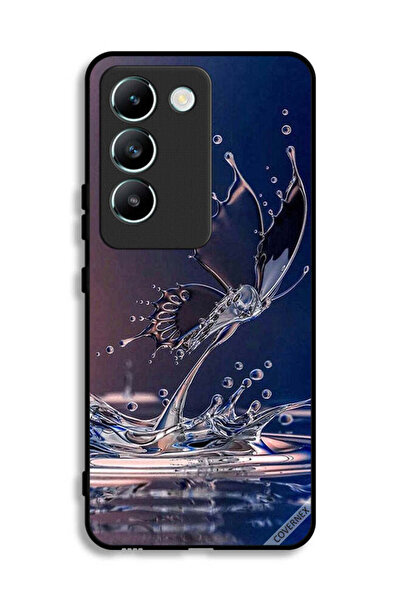 Covernex غطاء حماية لهاتف Vivo V30 Lite 4G بتصميم قطرات الماء على شكل فراشة