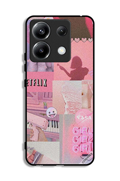 Covernex غطاء حماية لهاتف شاومي ريدمي نوت 13 برو 5G، بتصميم مشبك فني للفتيات