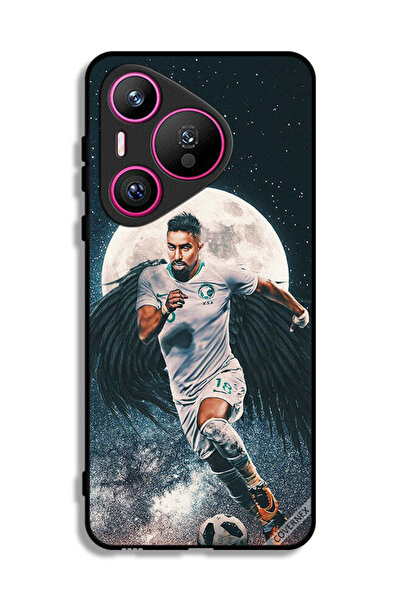 Covernex غطاء حماية لهاتف هواوي بيورا 70 - سالم الدوسري يحمل كرة قدم