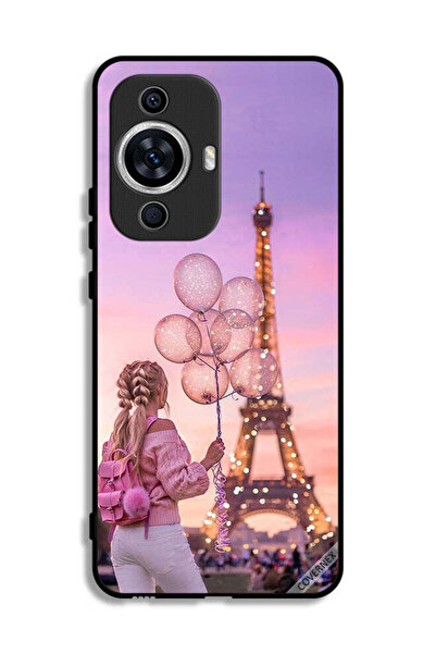 Covernex غطاء حماية لهاتف هواوي نوفا 11، فتاة تحمل بالونات