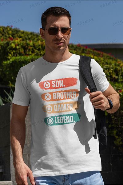 feinas Ανδρικό Tshirt - Gamer