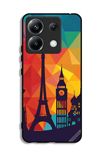 Covernex غطاء حماية لهاتف Xiaomi Poco X6 5G بنمط باريس الملون