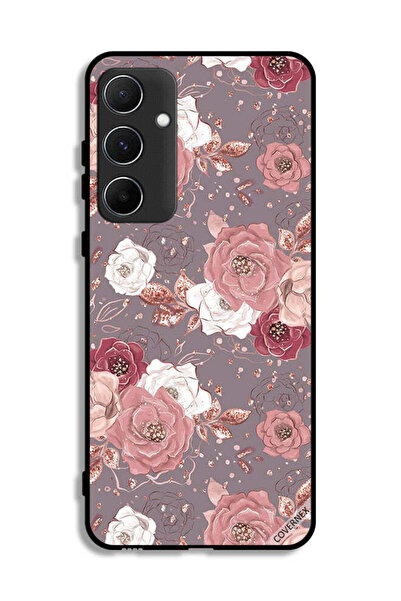 Covernex غطاء حماية لهاتف سامسونج جالاكسي A55 5G بخلفية زهرية