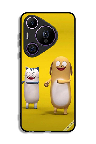 Covernex غطاء حماية هواوي بيورا 70 برو قصة القط والكلب