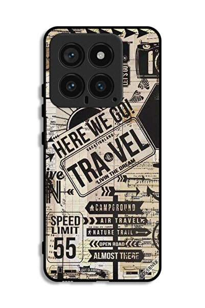 Covernex غطاء حماية لهاتف شاومي 14 "هنا نذهب للسفر"