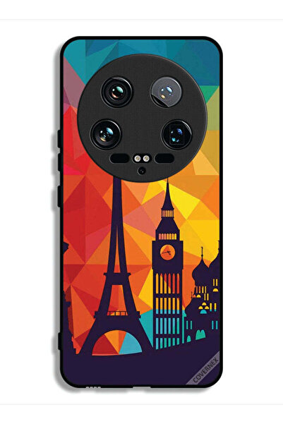 Covernex غطاء حماية فائق لهاتف شاومي 14 بنمط باريس الملون