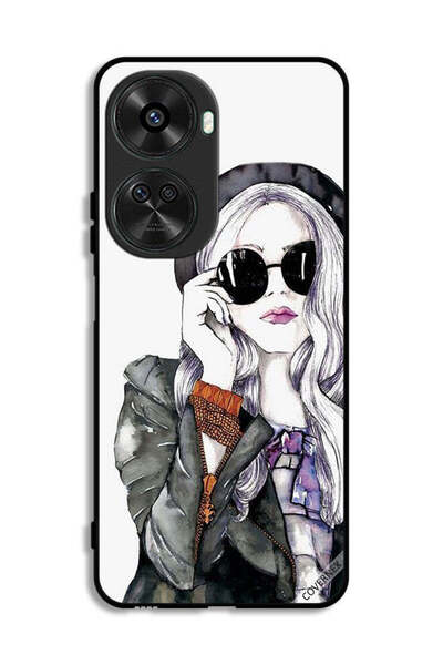 Covernex غطاء حماية لهاتف هواوي نوفا 12 SE بتصميم فتاة أنيقة ولطيفة