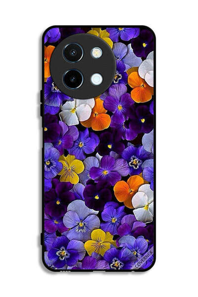 Covernex غطاء حماية لهاتف Vivo Y38 5G بزهور صغيرة