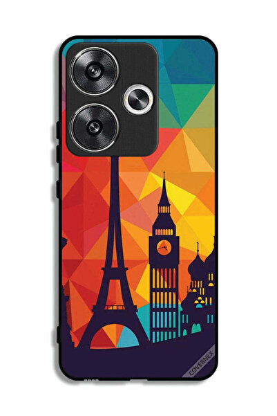 Covernex غطاء حماية لهاتف Xiaomi Poco F6 5G بنمط باريس الملون