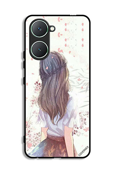 Covernex غطاء حماية لهاتف Vivo Y03 4G بطبعة فتاة لطيفة في تفكير عميق