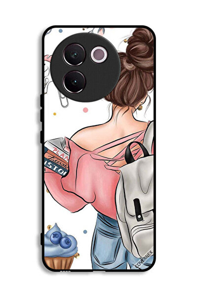 Covernex غطاء حماية لهاتف Vivo V30e 5G بتصميم كتاب "يد فتاة"