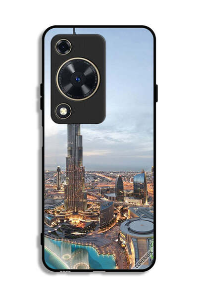 Covernex غطاء حماية لهاتف هواوي نوفا Y72، منظر جميل لوسط مدينة دبي