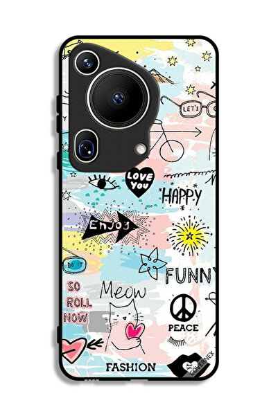 Covernex غطاء حماية فائق لهاتف هواوي بيورا 70 بتصميم دودل مياو إنجوي