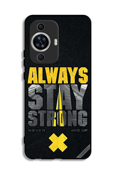 Covernex غطاء حماية لهاتف هواوي نوفا 12 لايت - ابق قويًا دائمًا ولا تستسلم أبدًا