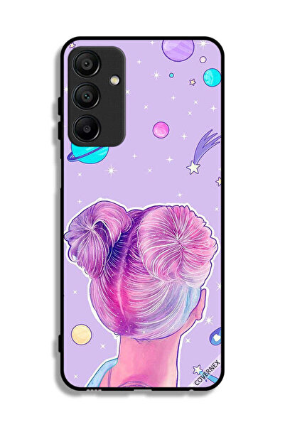 Covernex غطاء حماية لهاتف سامسونج جالاكسي A15 5G برسومات فتاة ونجوم الفضاء
