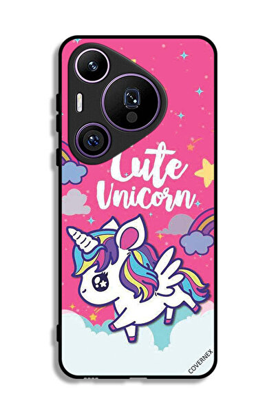 Covernex غطاء حماية لهاتف هواوي بيورا 70 برو بتصميم وحيد القرن اللطيف