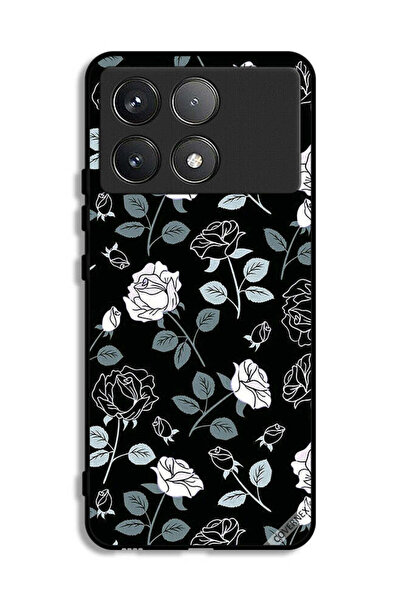 Covernex غطاء حماية لهاتف Xiaomi Poco F6 Pro بنمط زهور