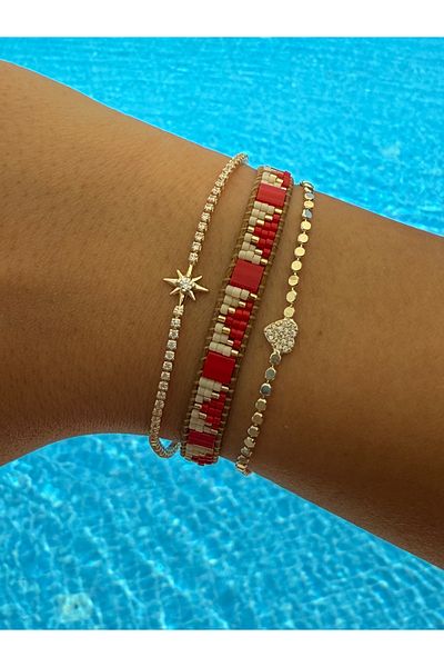 DGK COLLECTİON Miyuki,Trend Handcrafted Product to Color Your Gold Jewelry