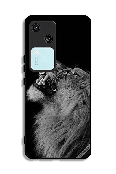 Covernex غطاء حماية لهاتف Vivo V30 5G بتصميم الأسد المبهج