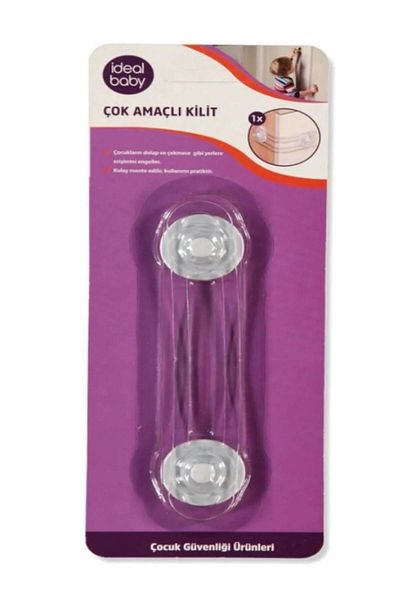 ÇEÇEN HOME Child Safety Lock, Mini Multi-Purpose Lock, Cabinet-Drawer Lock Single