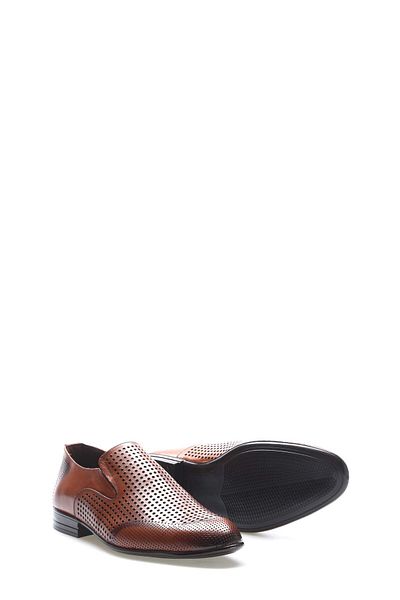 Ayakkabıhane Genuine Leather Inside and Outside Tan Men's Classic Shoes Ah08218131606