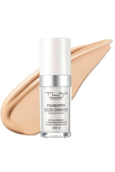 TLM (Pack of 2) Foundation Colour Changing Flawless, SPF15, 2x30 ml