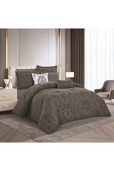 HOURS Horse 8-Piece Double Size Floral Quilt Set