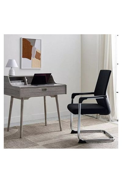 smart home Comfortable office chair set consisting of two chairs, a fixed computer chair, a meeting chair, a visitor training and conference chair