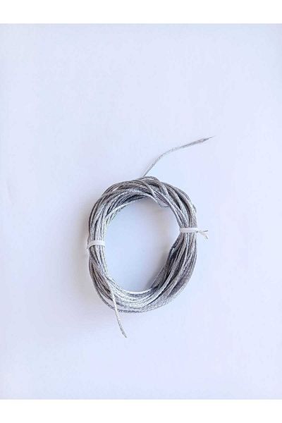 Eskişehir hobi sanat 1.2 mm 10 Meters Silvery Silver Silver Monofilament String Jewelry Design Packaging Gift Packaging String