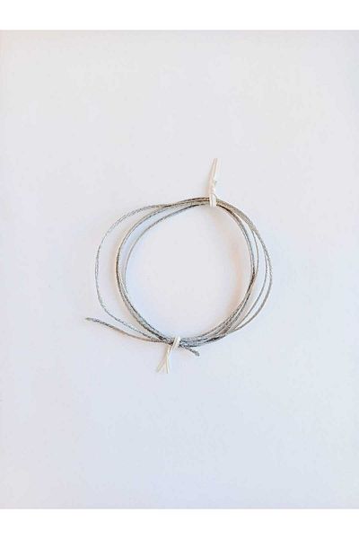 Eskişehir hobi sanat 1.2 mm 1 Meter Silvery Silver Silver Monofilament String Jewelry Design Packaging Gift Packaging String
