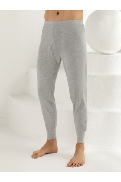 Şahinler Men's Long Length Cuffed Interlock Underwear Bottom