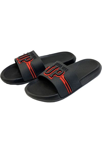 TECOS Men's sports slippers, Tecos®, black, size 40, 25.5 centimeters, comfortable, EVA sole