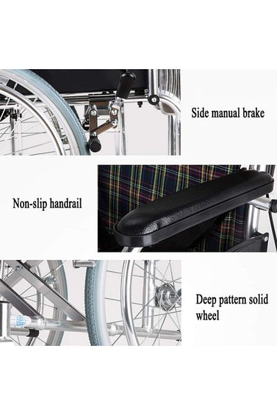 Generic Lightweight folding manual wheelchair