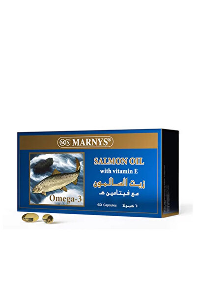 MARNEY Marnys Salmon Oil with Vitamin E 60 Capsules