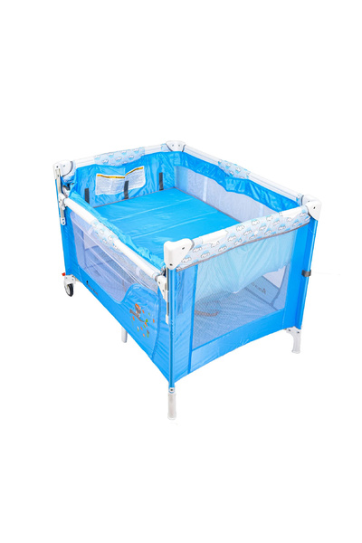 rexa سرير أطفال هزاز من أملا مع بطانة ناعمة - تصميم قابل للطي ومدمج