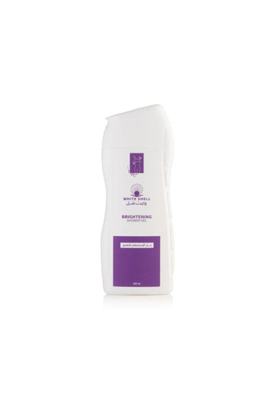 White shell جل الاستحمام للتفتيح