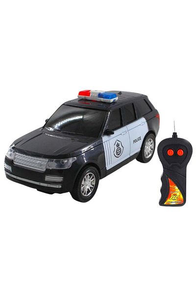 Toybox Portable Lightweight Non-Toxic Rich Authentic Detailing RC Remote Control Police Model Car Toy