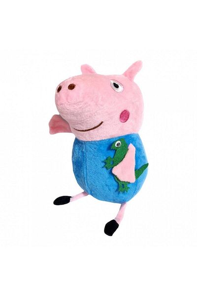 OEM Jucărie muzicală de pluș cu detalii brodate, Purceluș cu dinozaur, 25 cm